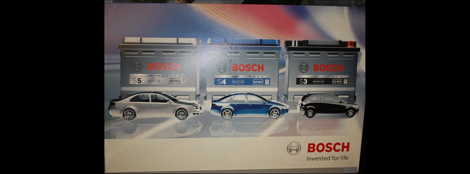 Vi selger Bosch batteri til bil,båt, landbruk og industri